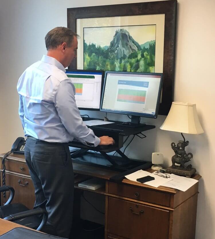 Colliers Birmingham Joins the Stand-up Desk Movement